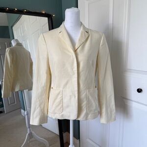 Burberry Light Cream Women's Blazer - size 4